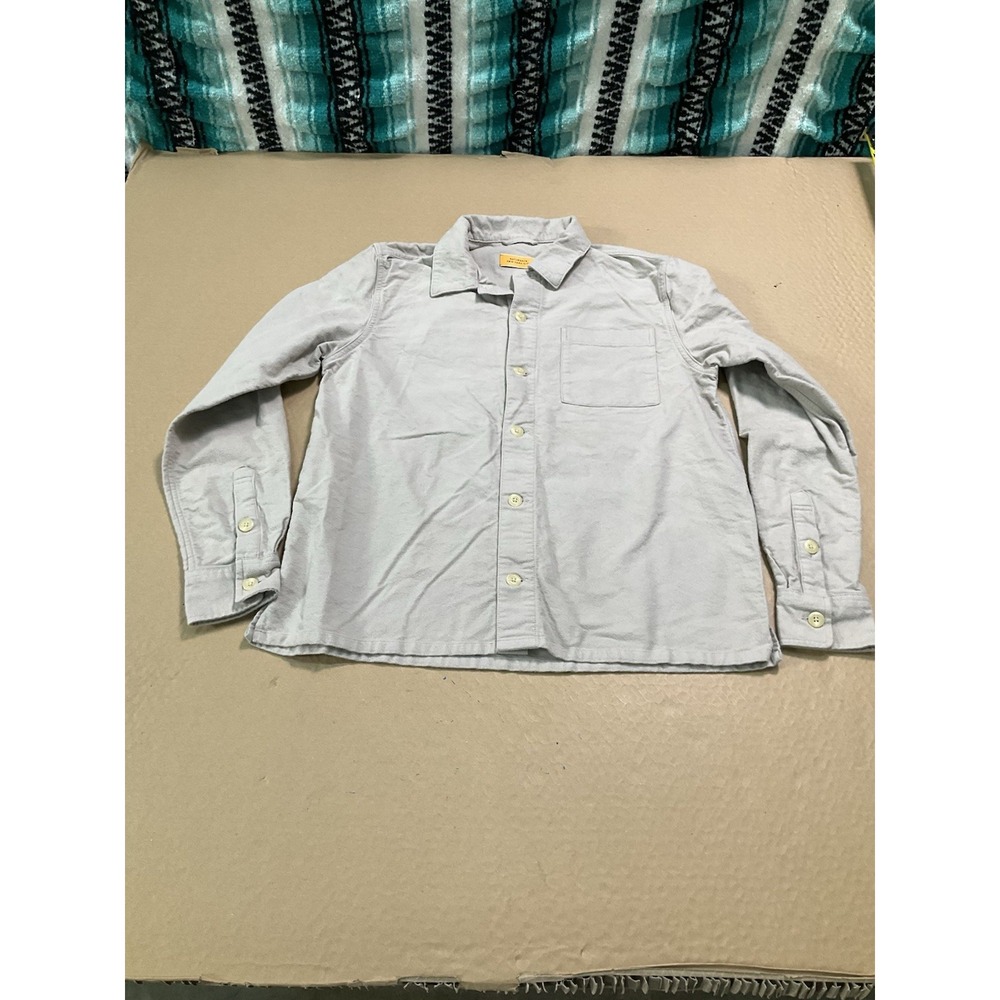 Saturdays NYC Shirt Mens XS BEIGE Shacket Jacket Pockets